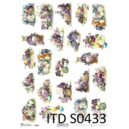 Decoupagepapier Zacht ITD S0433