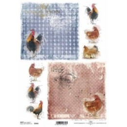 Decoupagepapier Soft ITD S0444