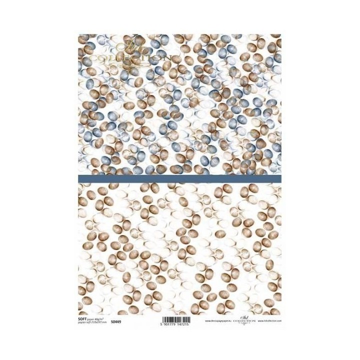 Decoupagepapier Soft ITD S0449