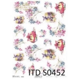 Decoupagepapier Soft ITD S0452