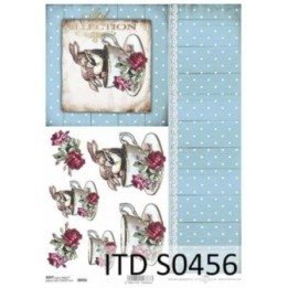 Decoupagepapier Soft ITD S0456