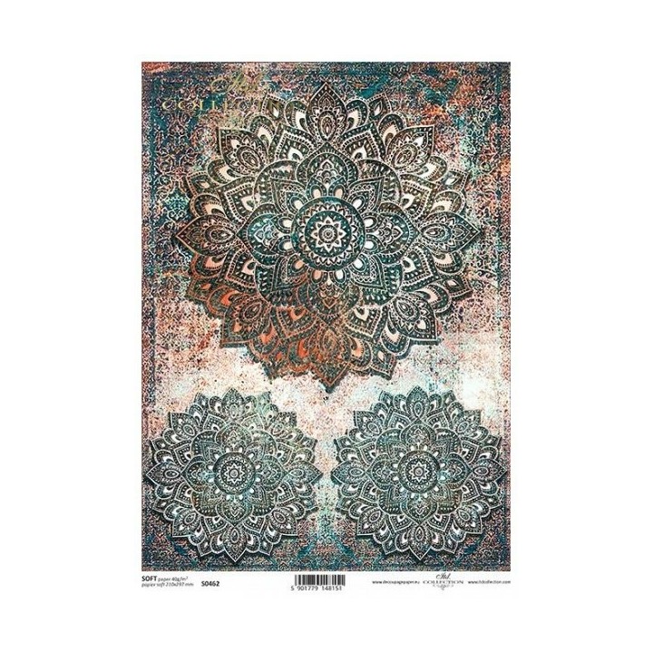 Decoupagepapier Soft ITD S0462