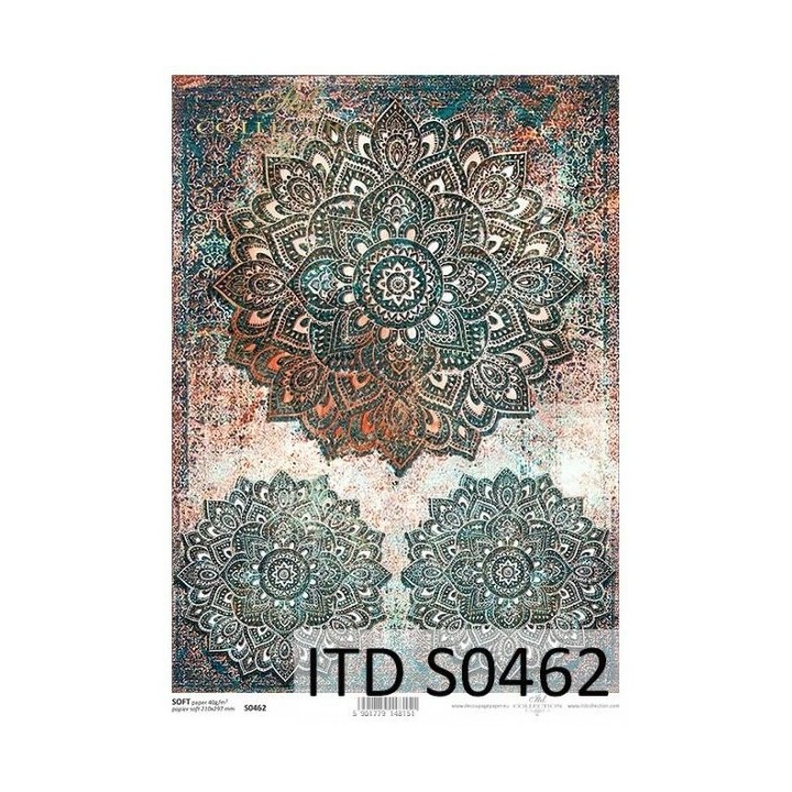 Decoupagepapier Soft ITD S0462
