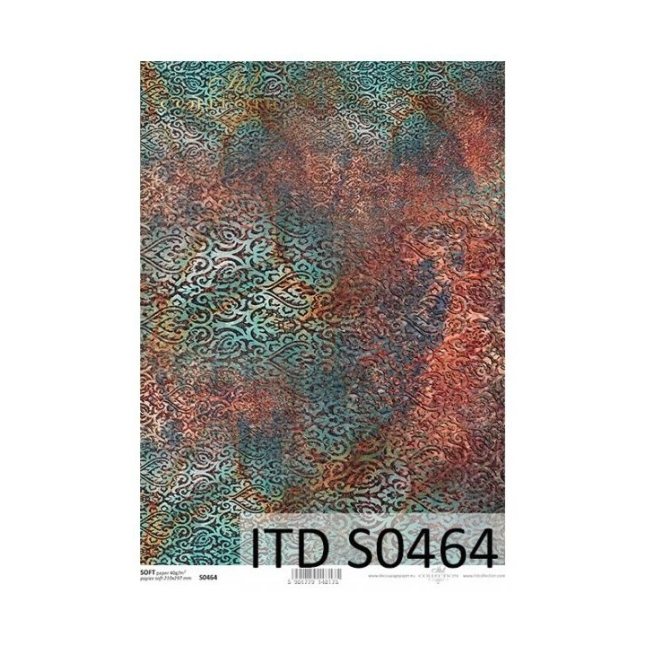 Decoupagepapier Soft ITD S0464