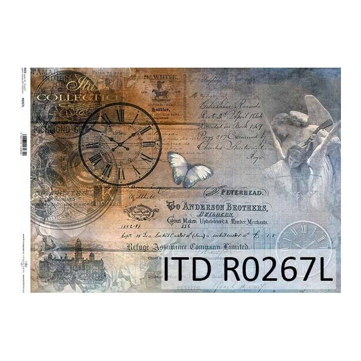 Rijstpapier R0267L Steampunk