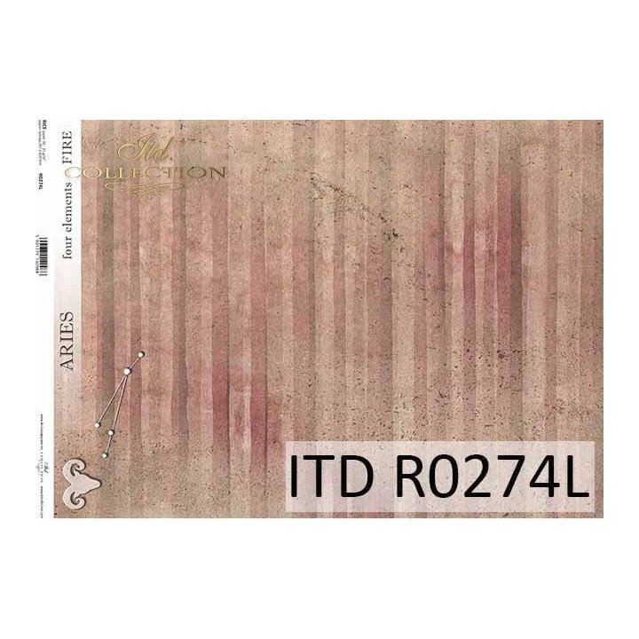 Rijstpapier R0274L Four Elements-Fire