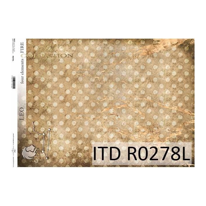 Rijstpapier R0278L Four Elements-Fire