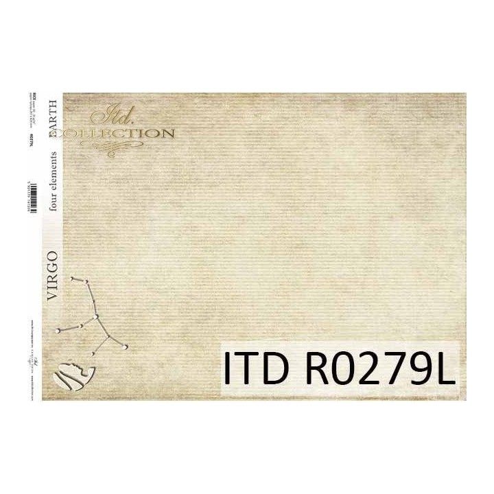Rijstpapier R0279L Four Elements-Earth