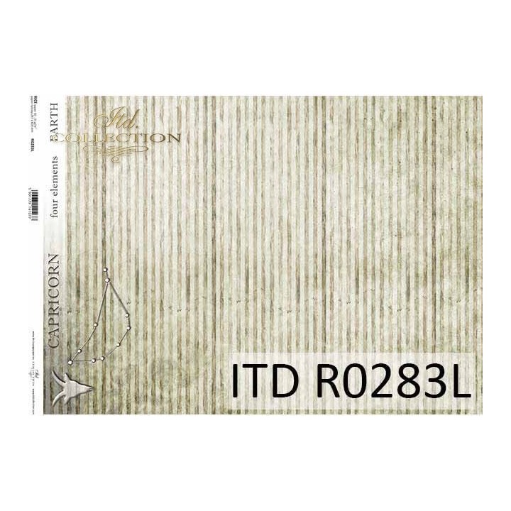 Rijstpapier R0283L Four Elements-Earth