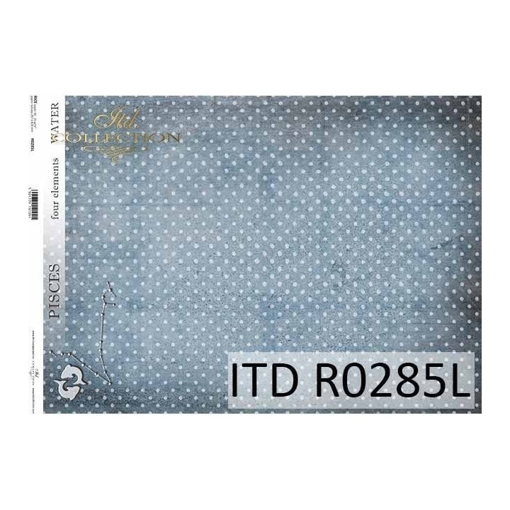 Rijstpapier R0285L Four Elements-Water