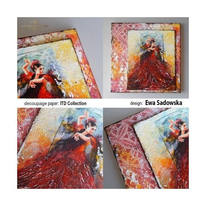 Rijstpapier R0286L Four Elements-Fire