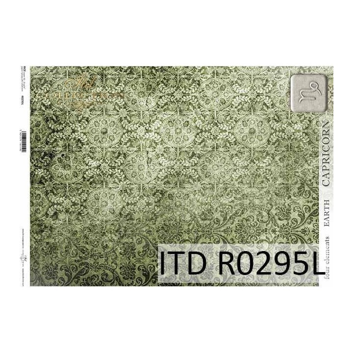 Rijstpapier R0295L Four Elements-Earth