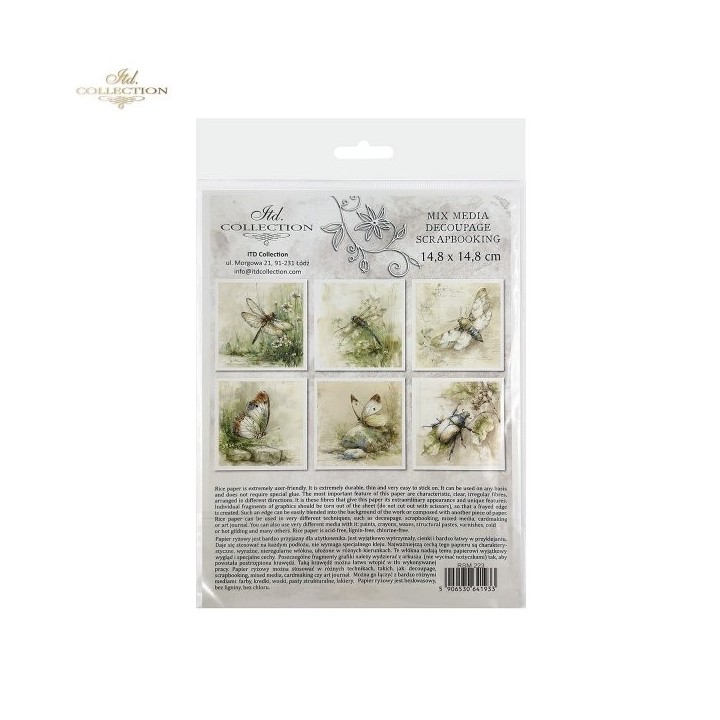 Rijstpapierset RSM223 Four Elements-Earth
