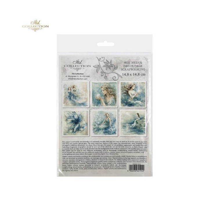 Rijstpapierset RSM224 Four Elements-Water