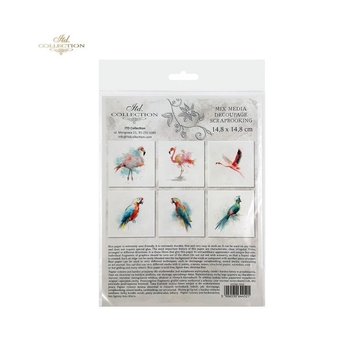 Rijstpapierset RSM269 Tropical Dreams