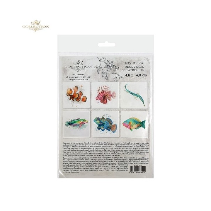 Rijstpapierset RSM272 Tropical Dreams