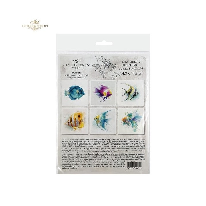 Rijstpapierset RSM273 Tropical Dreams