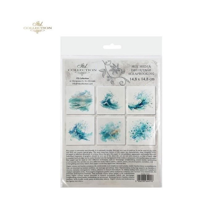 Rijstpapierset RSM274 Tropical Dreams