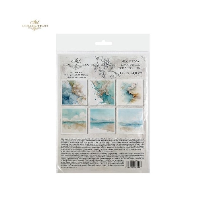 Rijstpapierset RSM276 Tropical Dreams