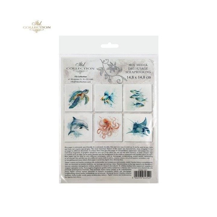Rijstpapierset RSM281 Tropical Dreams