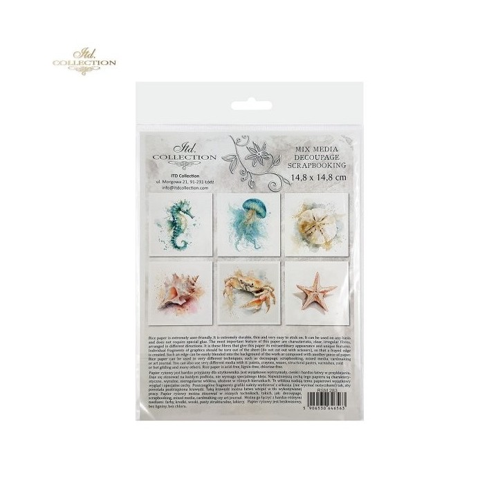 Rijstpapierset RSM283 Tropical Dreams