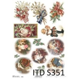 Decoupagepapier Zacht ITD S0351