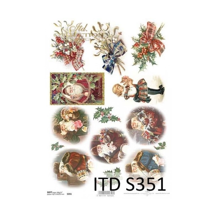 Decoupagepapier Zacht ITD S0351