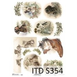 Decoupagepapier Soft ITD S0354