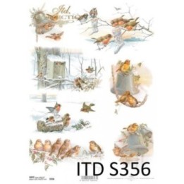 Decoupagepapier Soft ITD S0356