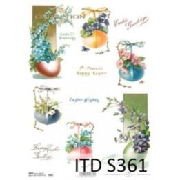 Decoupagepapier Zacht ITD S0361