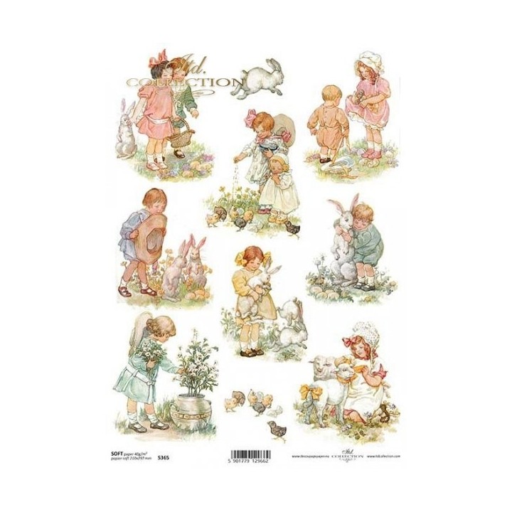 Decoupagepapier Soft ITD S0365