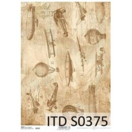 Decoupagepapier Soft ITD S0375