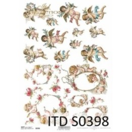 Decoupagepapier Soft ITD S0398