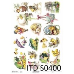 Decoupagepapier Soft ITD S0400