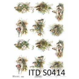 Decoupagepapier Soft ITD S0414