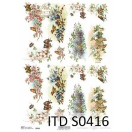 Decoupagepapier Soft ITD S0416