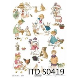 Decoupagepapier Zacht ITD S0419