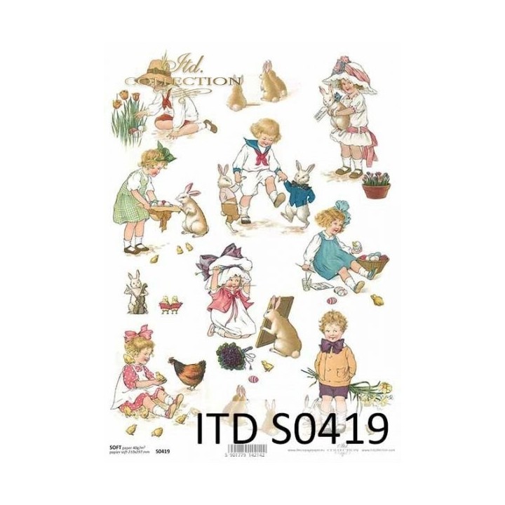 Decoupagepapier Zacht ITD S0419