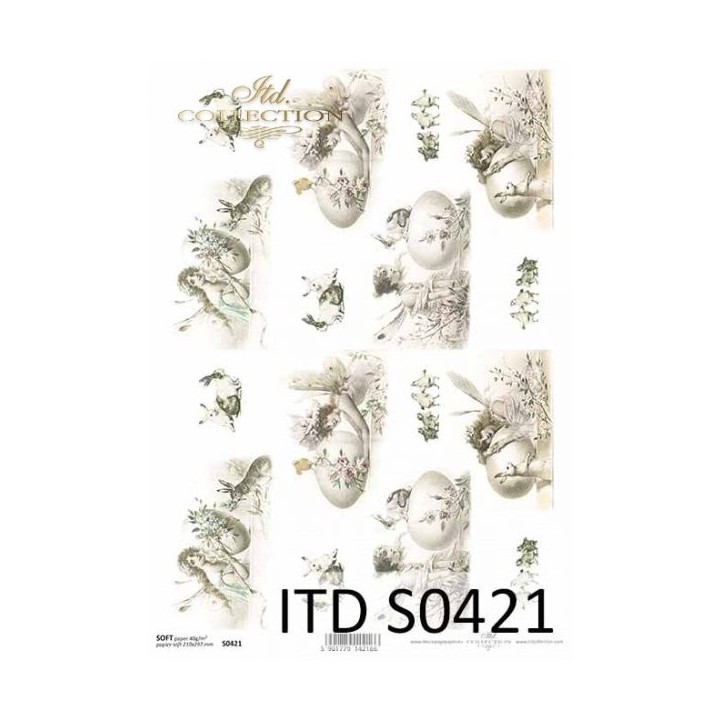 Decoupagepapier Zacht ITD S0421