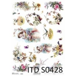 Decoupagepapier Soft ITD S0428