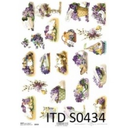 Decoupagepapier Soft ITD S0434