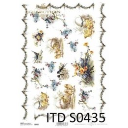 Decoupagepapier Soft ITD S0435