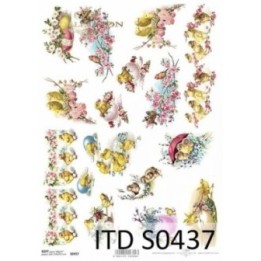 Decoupagepapier Zacht ITD S0437