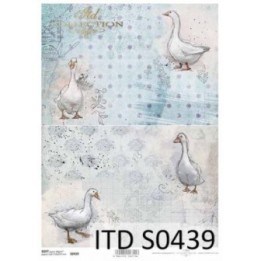 Decoupagepapier Zacht ITD S0439