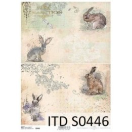 Decoupagepapier Soft ITD S0446