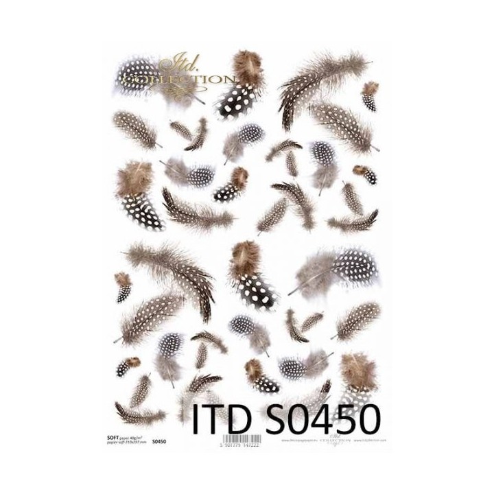 Decoupagepapier Soft ITD S0450