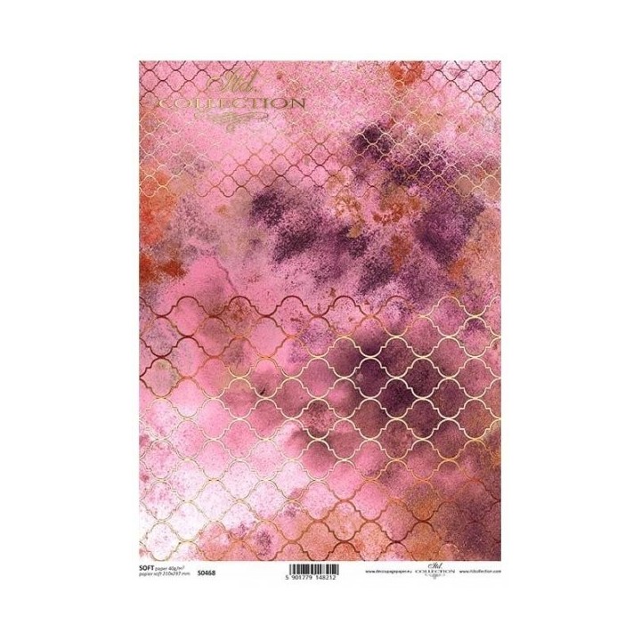 Decoupagepapier Soft ITD S0468
