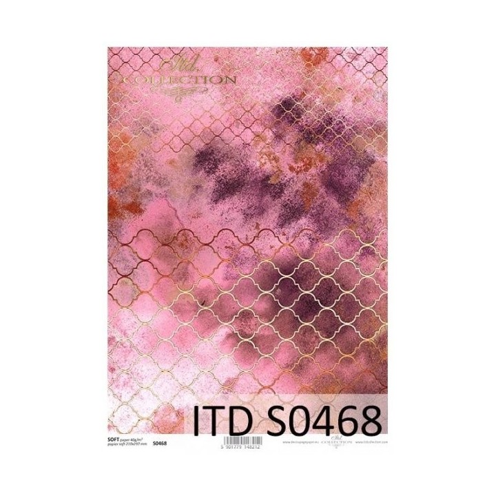 Decoupagepapier Soft ITD S0468