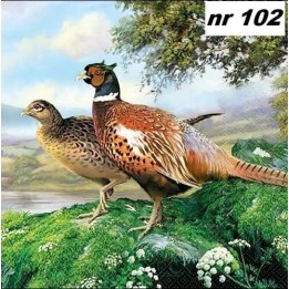 Pheasant servet 33x33cm