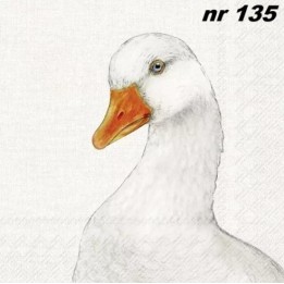 FARM GOOSE cream servet 33x33cm